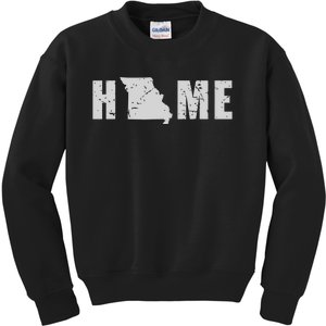 Citizen Proud America State Flag Us Home Missouri Kids Sweatshirt