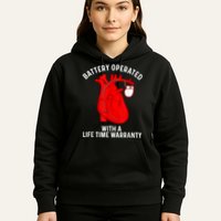Cool Pacemaker Art For Men Women Artificial Heart Pacemaker Hoodie