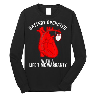 Cool Pacemaker Art For Men Women Artificial Heart Pacemaker Long Sleeve Shirt