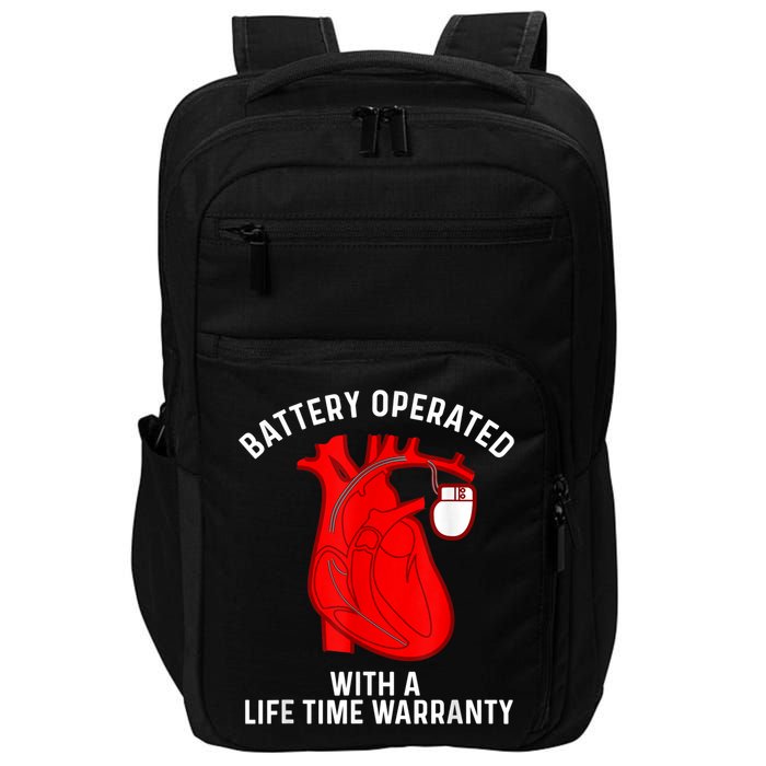 Cool Pacemaker Art For Men Women Artificial Heart Pacemaker Impact Tech Backpack