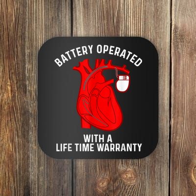 Cool Pacemaker Art For Men Women Artificial Heart Pacemaker Coaster