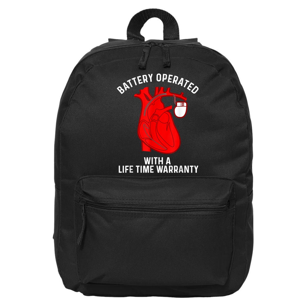 Cool Pacemaker Art For Men Women Artificial Heart Pacemaker 16 in Basic Backpack
