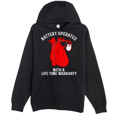 Cool Pacemaker Art For Men Women Artificial Heart Pacemaker Premium Pullover Hoodie