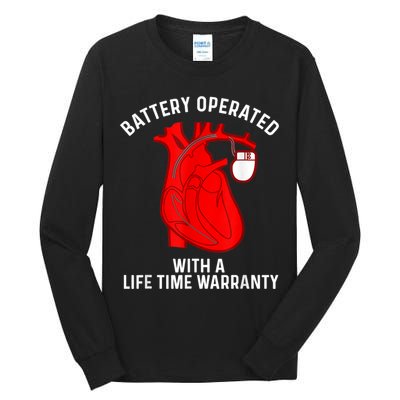 Cool Pacemaker Art For Men Women Artificial Heart Pacemaker Tall Long Sleeve T-Shirt