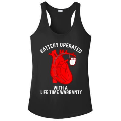 Cool Pacemaker Art For Men Women Artificial Heart Pacemaker Ladies PosiCharge Competitor Racerback Tank