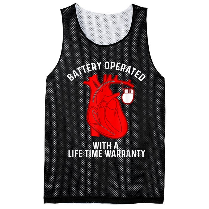 Cool Pacemaker Art For Men Women Artificial Heart Pacemaker Mesh Reversible Basketball Jersey Tank