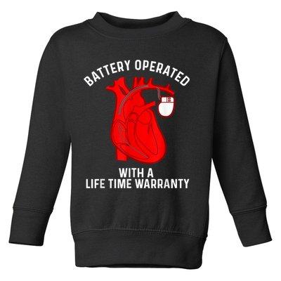 Cool Pacemaker Art For Men Women Artificial Heart Pacemaker Toddler Sweatshirt