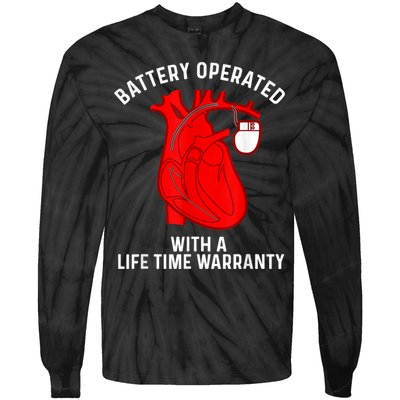 Cool Pacemaker Art For Men Women Artificial Heart Pacemaker Tie-Dye Long Sleeve Shirt
