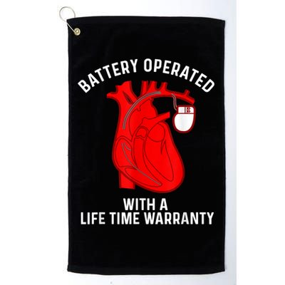 Cool Pacemaker Art For Men Women Artificial Heart Pacemaker Golf Towel