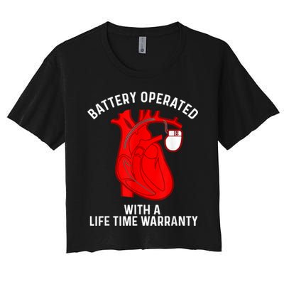 Cool Pacemaker Art For Men Women Artificial Heart Pacemaker Crop Top
