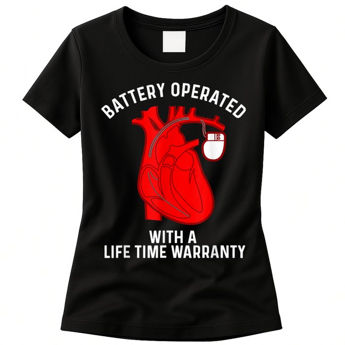 Cool Pacemaker Art For Men Women Artificial Heart Pacemaker Womens T-Shirt