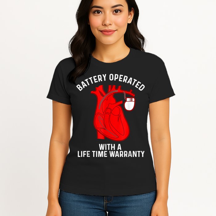 Cool Pacemaker Art For Men Women Artificial Heart Pacemaker Womens T-Shirt