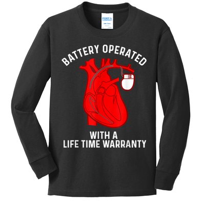 Cool Pacemaker Art For Men Women Artificial Heart Pacemaker Kids Long Sleeve Shirt