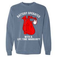 Cool Pacemaker Art For Men Women Artificial Heart Pacemaker Garment-Dyed Sweatshirt