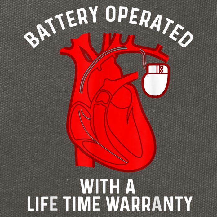 Cool Pacemaker Art For Men Women Artificial Heart Pacemaker Cotton Canvas Backpack