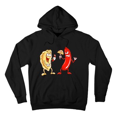 Cool Pierogi And Kielbasa Polish Food Funny Foodie Gift Hoodie