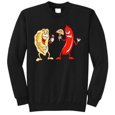 Cool Pierogi And Kielbasa Polish Food Funny Foodie Gift Sweatshirt