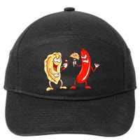 Cool Pierogi And Kielbasa Polish Food Funny Foodie Gift 7-Panel Snapback Hat