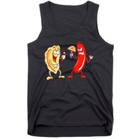 Cool Pierogi And Kielbasa Polish Food Funny Foodie Gift Tank Top