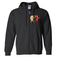 Cool Pierogi And Kielbasa Polish Food Funny Foodie Gift Full Zip Hoodie