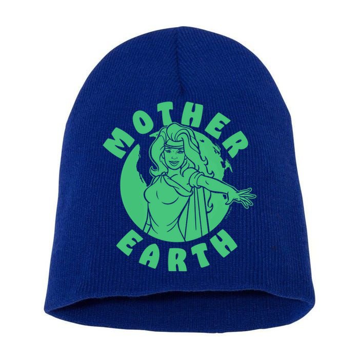 Captain Planet And The Planeteers Earth Day Mother Earth Great Gift Short Acrylic Beanie