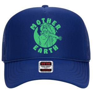 Captain Planet And The Planeteers Earth Day Mother Earth Great Gift High Crown Mesh Back Trucker Hat