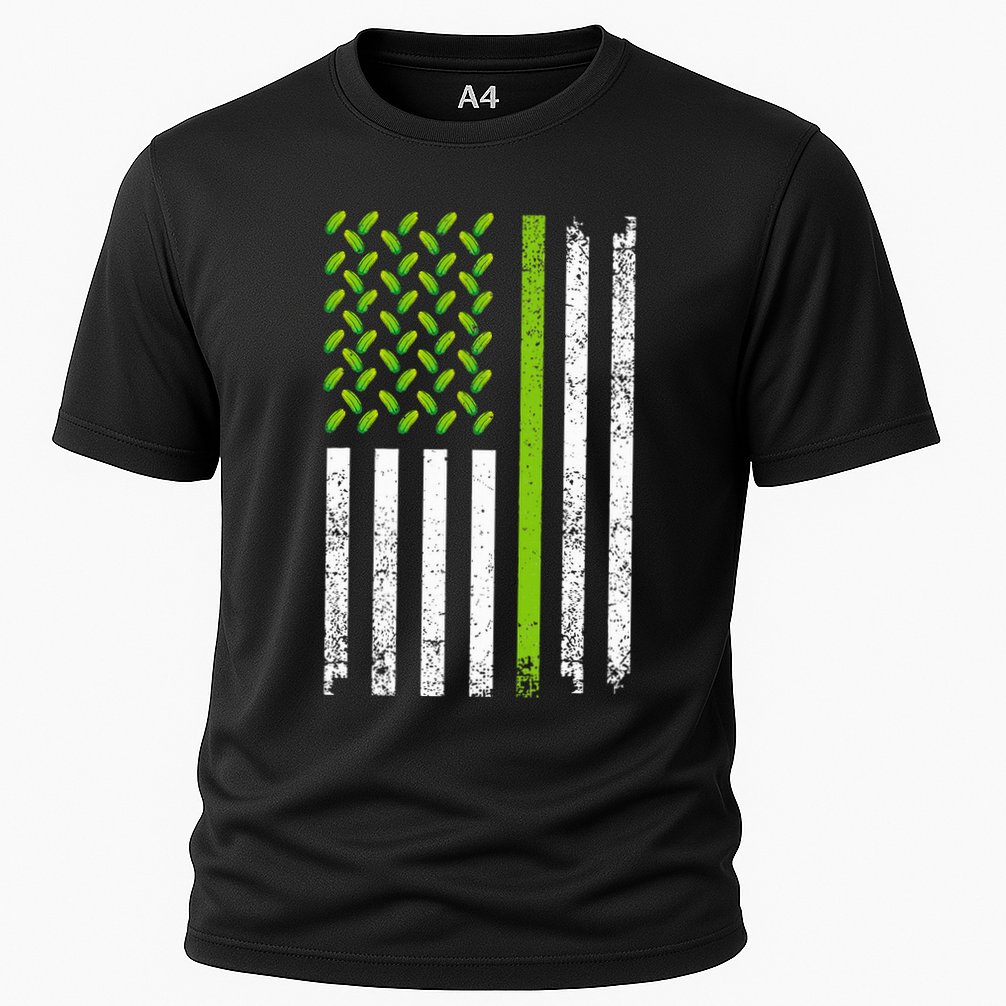 Cool Pickle Art Gag Dill Pickle Costume Cooling Performance Crew T-Shirt