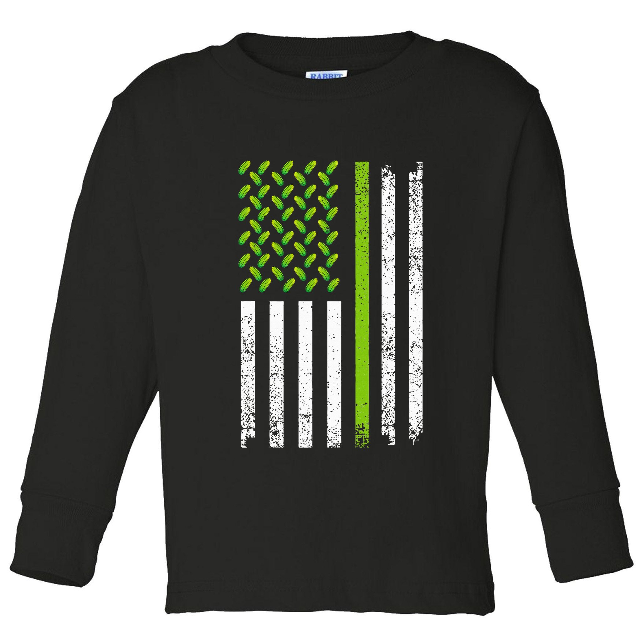 Cool Pickle Art Gag Dill Pickle Costume Toddler Long Sleeve Shirt
