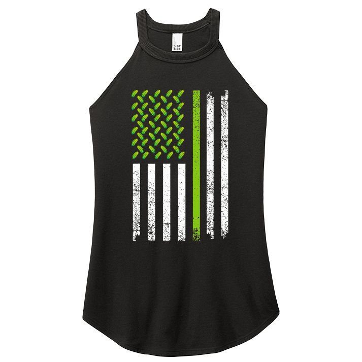 Cool Pickle Art Gag Dill Pickle Costume Women's Perfect Tri Rocker Tank