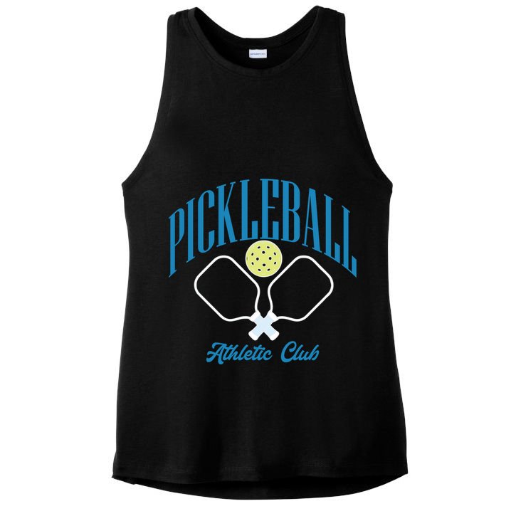 Cute Pickleball Athletic Club Cute Gift Ladies PosiCharge Tri-Blend Wicking Tank