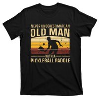 Cool Pickleball Art For Women Paddle Pickleball Player T-Shirt