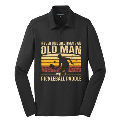 Cool Pickleball Art For Women Paddle Pickleball Player Silk Touch Performance Long Sleeve Polo