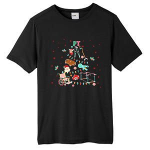 Christmas Pregnancy A Little Who Is Due Tall Fusion ChromaSoft Performance T-Shirt