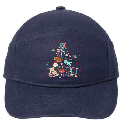 Christmas Pregnancy A Little Who Is Due 7-Panel Snapback Hat