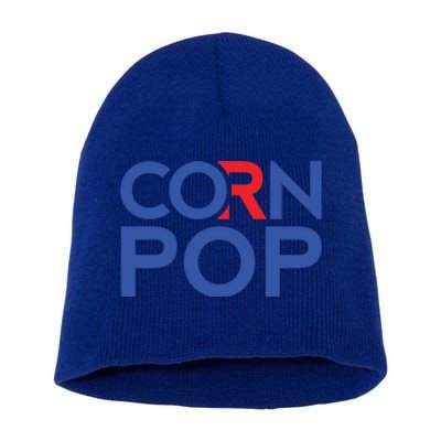 Corn Pop Anti Joe Biden Gaffe Funny President Trump 2020 Don Gift Short Acrylic Beanie