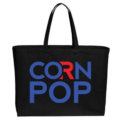 Corn Pop Anti Joe Biden Gaffe Funny President Trump 2020 Don Gift Cotton Canvas Jumbo Tote