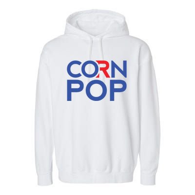 Corn Pop Anti Joe Biden Gaffe Funny President Trump 2020 Don Gift Garment-Dyed Fleece Hoodie