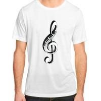 Cool Piano Art Men Women Musical Notes Piano Player Treble Adult ChromaSoft Performance T-Shirt