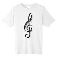 Cool Piano Art Men Women Musical Notes Piano Player Treble Tall Fusion ChromaSoft Performance T-Shirt