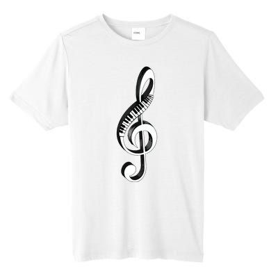 Cool Piano Art Men Women Musical Notes Piano Player Treble Tall Fusion ChromaSoft Performance T-Shirt