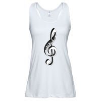 Cool Piano Art Men Women Musical Notes Piano Player Treble Ladies Essential Flowy Tank