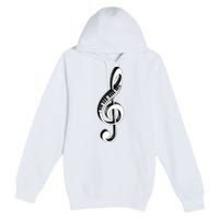 Cool Piano Art Men Women Musical Notes Piano Player Treble Premium Pullover Hoodie