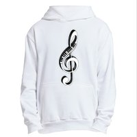 Cool Piano Art Men Women Musical Notes Piano Player Treble Urban Pullover Hoodie