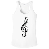 Cool Piano Art Men Women Musical Notes Piano Player Treble Ladies PosiCharge Competitor Racerback Tank