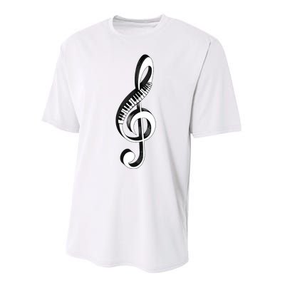 Cool Piano Art Men Women Musical Notes Piano Player Treble Performance Sprint T-Shirt