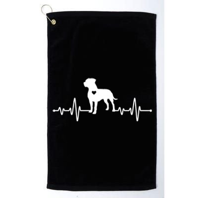 Cool Pitbull Art For Pet Dog Breed Pitbull Owner Platinum Collection Golf Towel