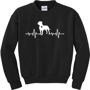 Cool Pitbull Art For Pet Dog Breed Pitbull Owner Kids Sweatshirt