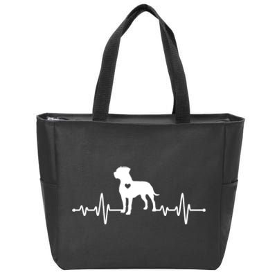 Cool Pitbull Art For Pet Dog Breed Pitbull Owner Zip Tote Bag