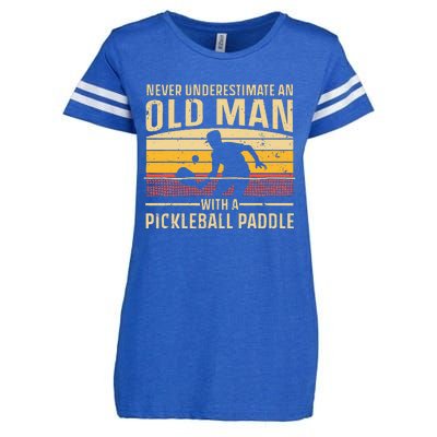 Cool Pickleball Art Paddle Pickleball Player Enza Ladies Jersey Football T-Shirt