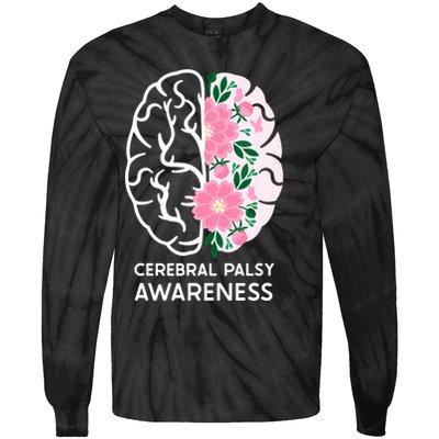 Cerebral Palsy awareness Tie-Dye Long Sleeve Shirt